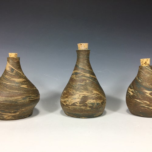 Marbled Clay Jars selling