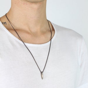 Mens Necklace Sterling Silver Jewelry for Men - Etsy