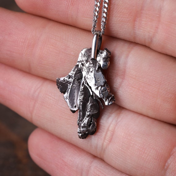 Broken Wing Pendant Necklace Handmade 
