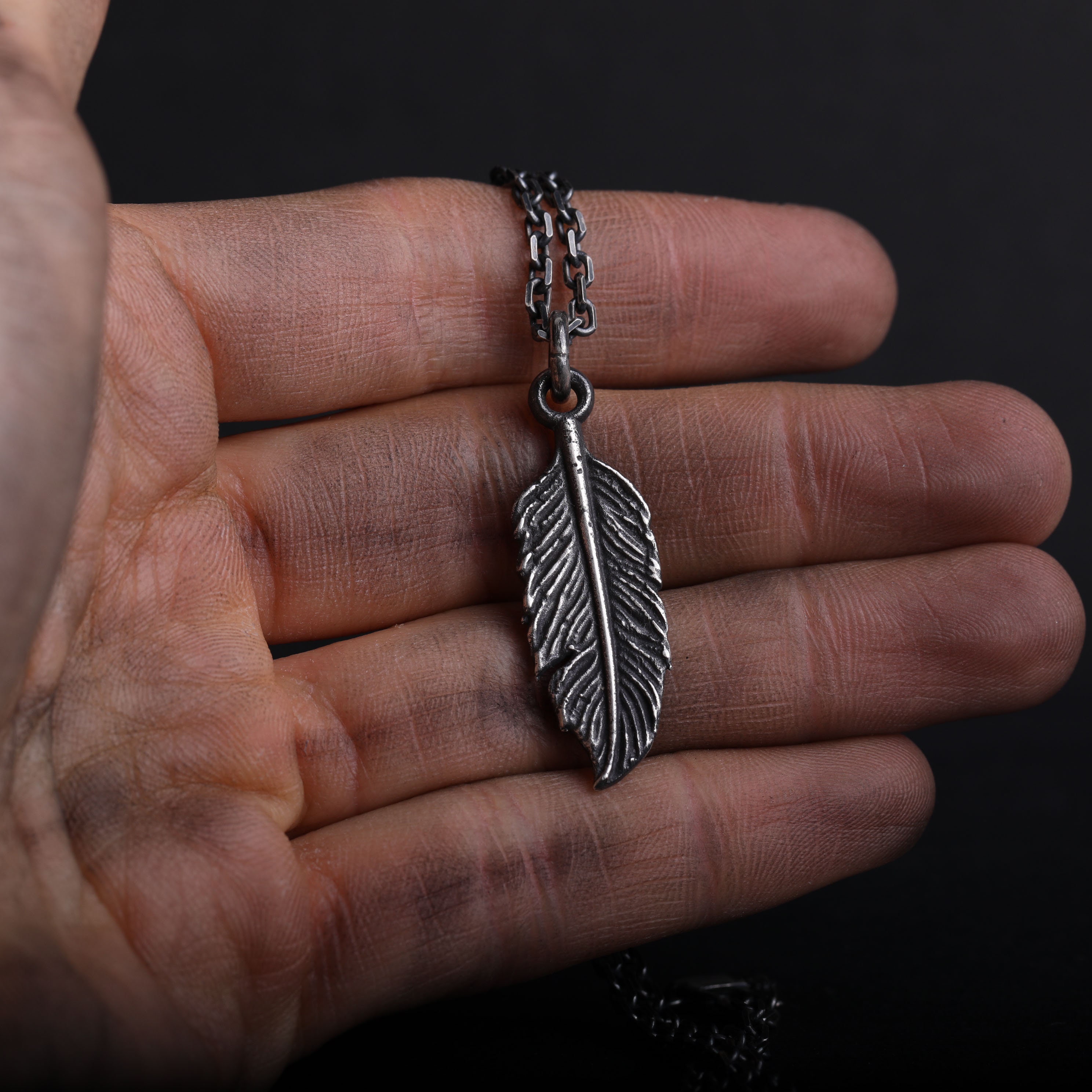 Damascus Eagle Necklace 🦅🔥 #eagle #necklace #domascus #feather