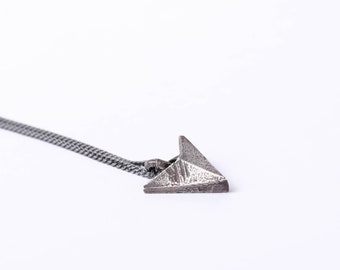 Collana con ciondolo a forma di freccia placcata in argento antico - Gioielli Boho - Italia
