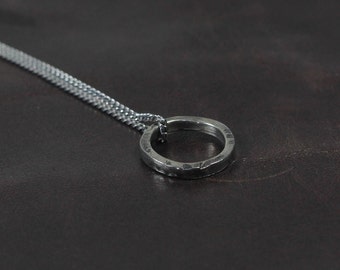 Mens Ring Necklace