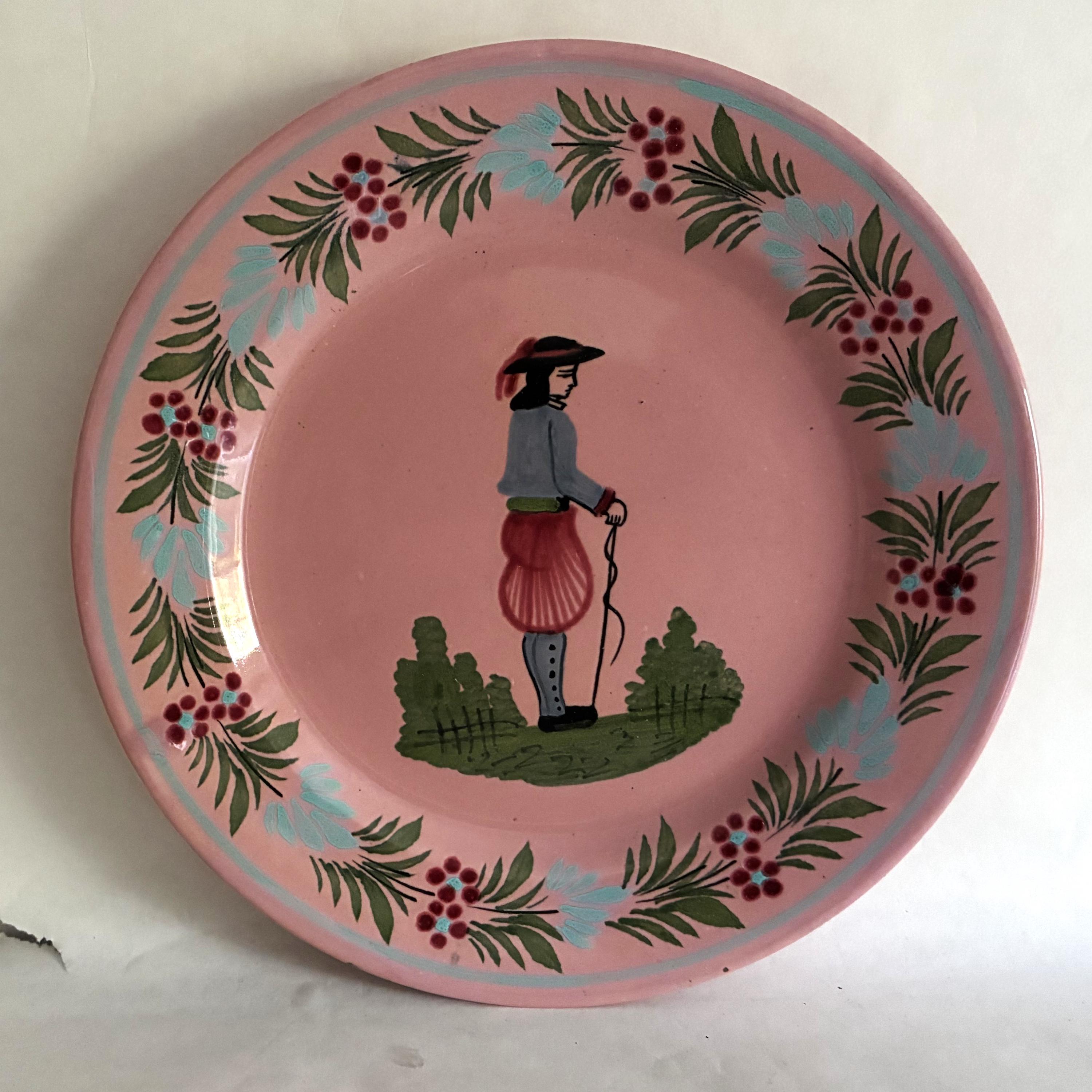Henriot Quimper French Faience Plate - Etsy