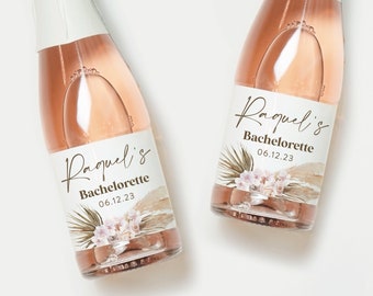 Personalized Bachelorette Favor Labels | Wine or Champagne | Bachelorette Party Favors