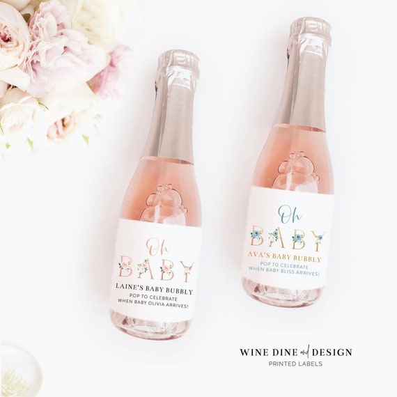 75 Personalized Champagne Bottle Boxes Wedding Bridal Baby Shower Party Favors
