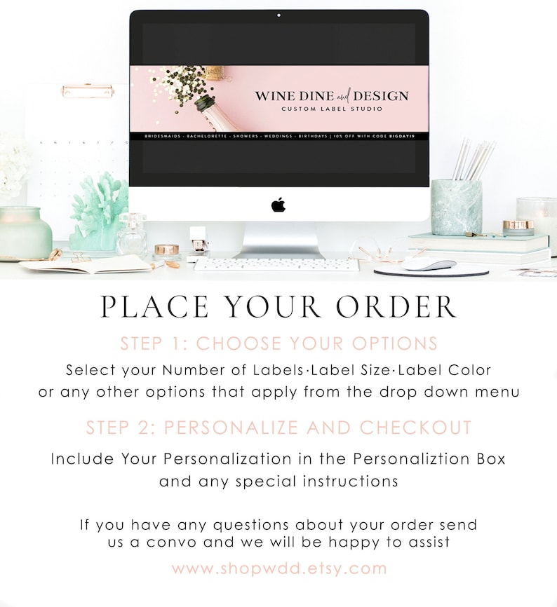 Personalized 21st Birthday Wine Label: Twenty One & Legal image 5
