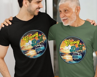 Groovy Dad Tshirt Jersey Short Sleeve Tee, Father's Day Shirt, Gift for Dad, Cool Shirt for Dad