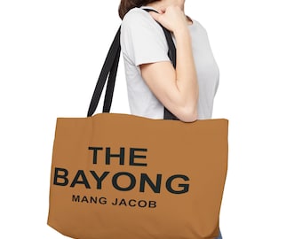The Bayong by Mang Jacob Weekender Tote Bag (Spoof Filipino Humor) Grocery Bag; Multi-Purpose Bag