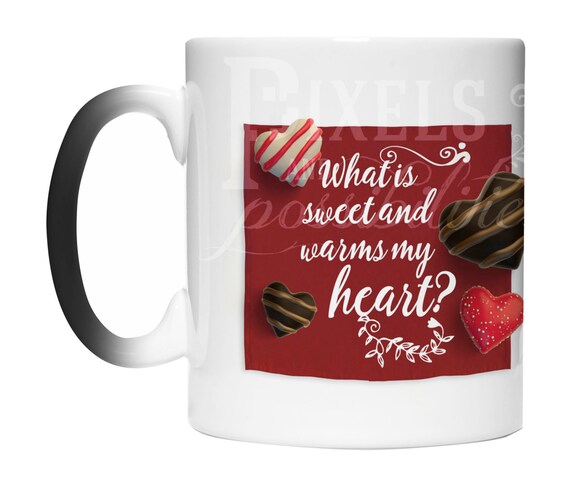 Color Changing Ceramic Mug Pick Up Lines 11 Oz Add Your Etsy