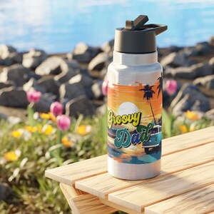 Groovy Dad Gator Tumbler: The Perfect Father&#39;s Day Gift 32oz; Father&#39;s Day Tumbler; Gift For Dad; Birthday Gift for Dad