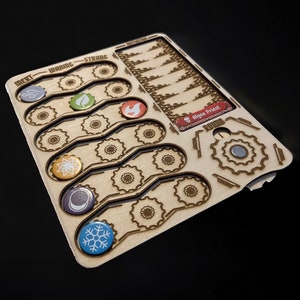 Gloomhaven Element Tracking Board z Trackerem Rund