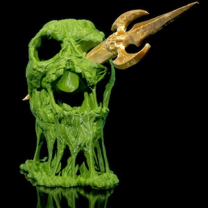 3D Printed Skull Dice Tower