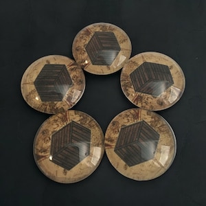 AH LCG Glass Resource Tokens