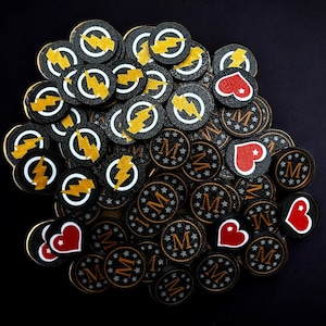 3D Printed Board Game Tokens Upgrades