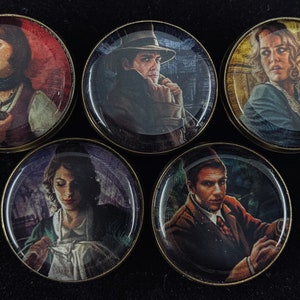 AH LCG Core box Investigator Tokens