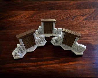 Miniature doors compatible w/ Gloomhaven