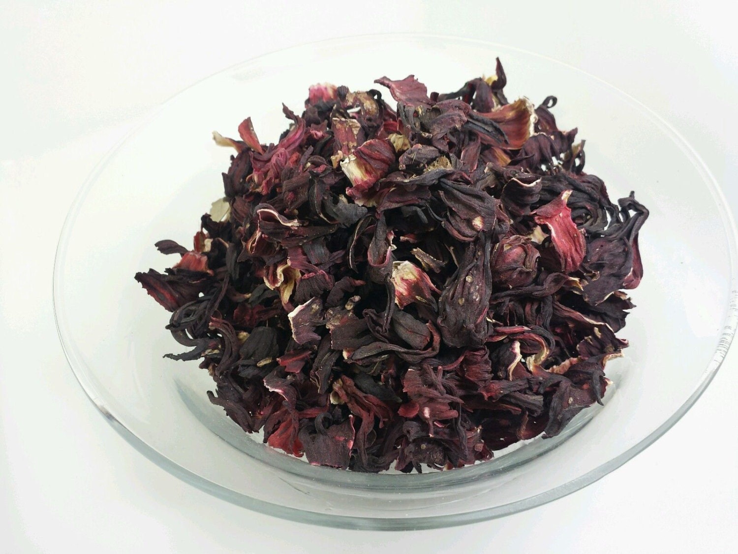Premium Dried Hibiscus Flower Loose Leaf Tea - All Natural, Caffeine Free, Vegan - UK Stock (5g To 1kg)