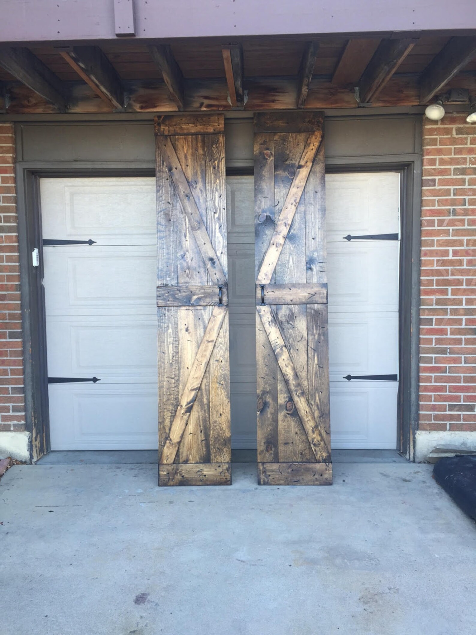 TWO Sliding Barn Doors Customize Your Size Etsy