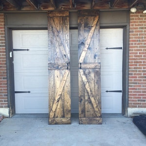 TWO Sliding Barn Doors Customize Your Size - Etsy
