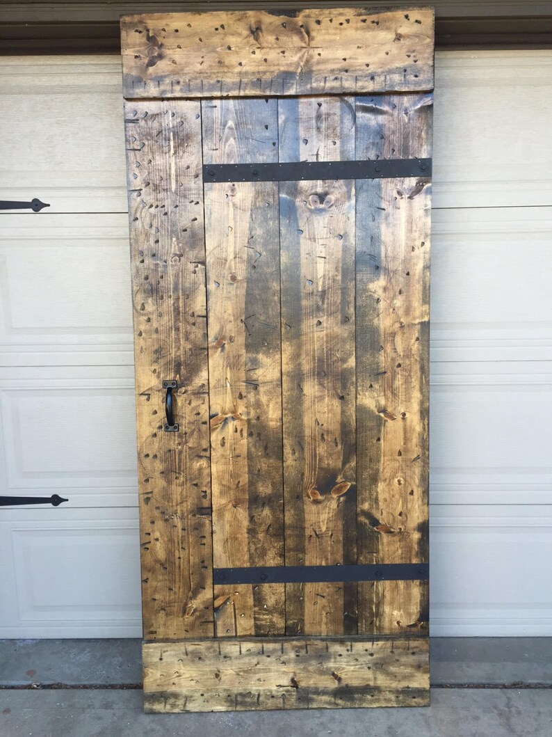 Industrial Sliding Barn Doors customize your size Etsy