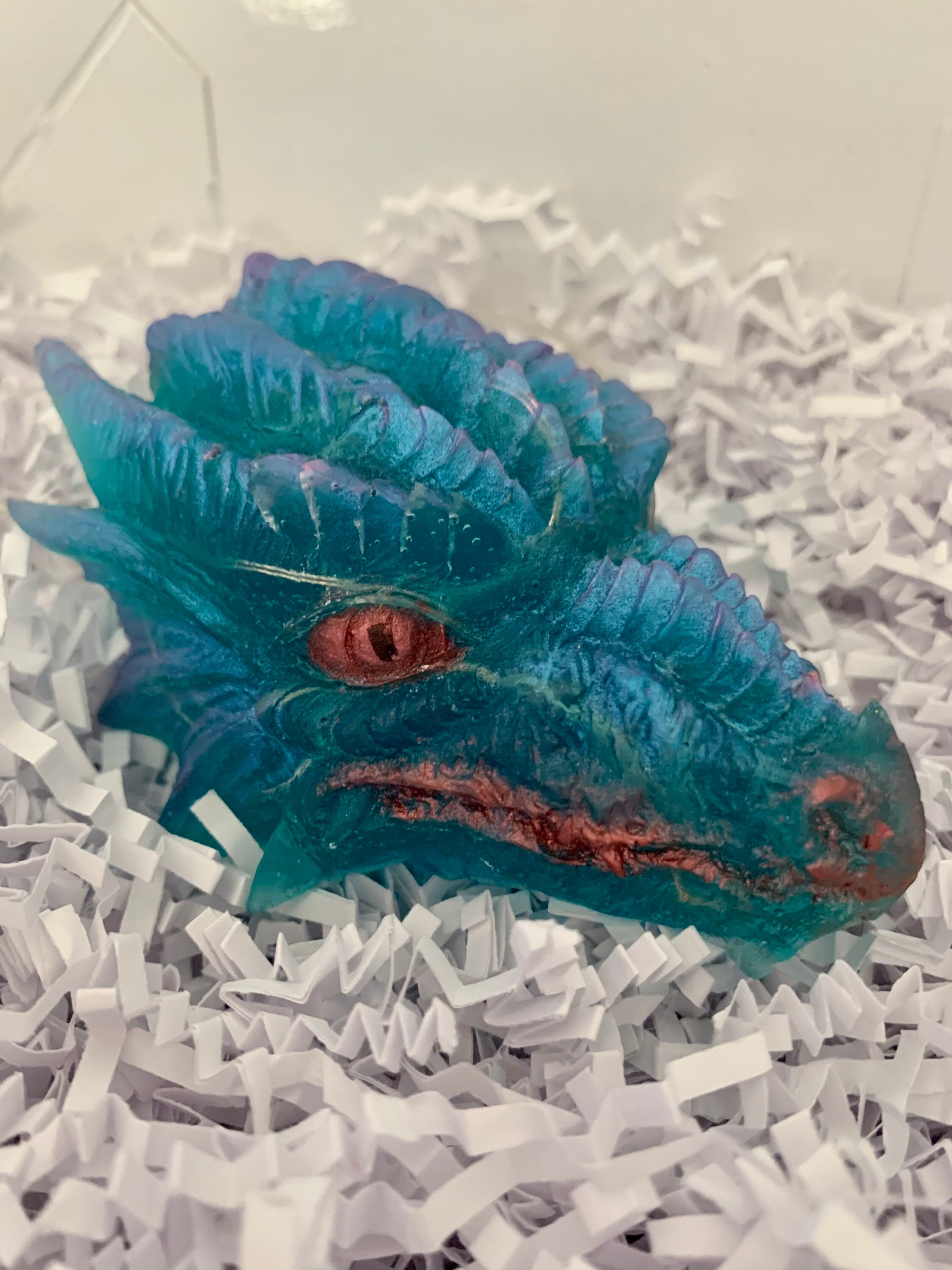 Resin Dragon Head Etsy