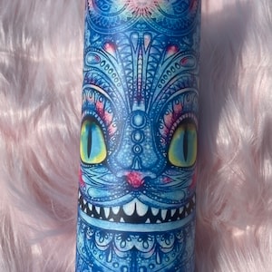 Wonderland cat inspired 20 ounce tumbler