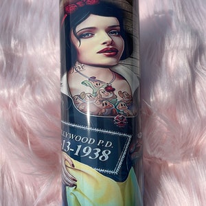 Forest Princess inspired mugshot 20 ounce tumbler
