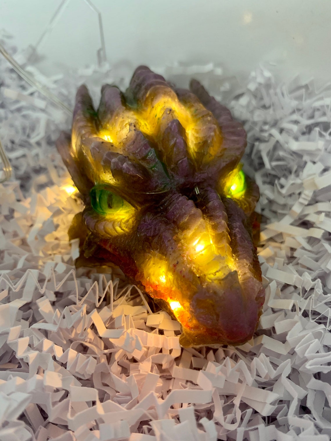 Resin Dragon Head Etsy
