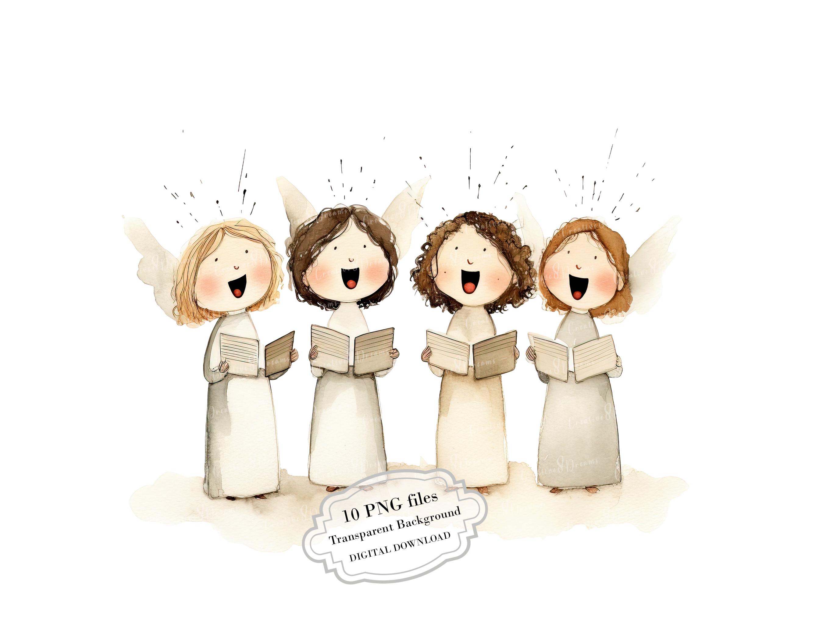 Singing Clip Art - Etsy, image size:2700x2025