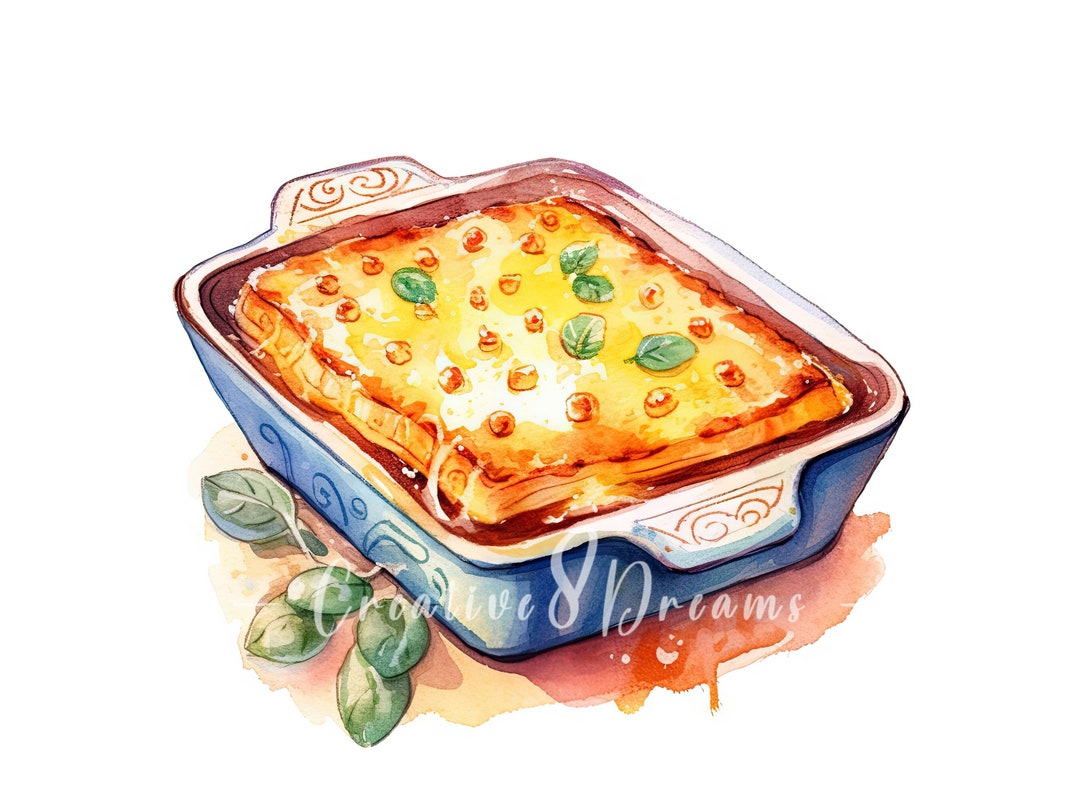 Grandma's Lasagna Clipart Bundle 10 High Quality - Etsy