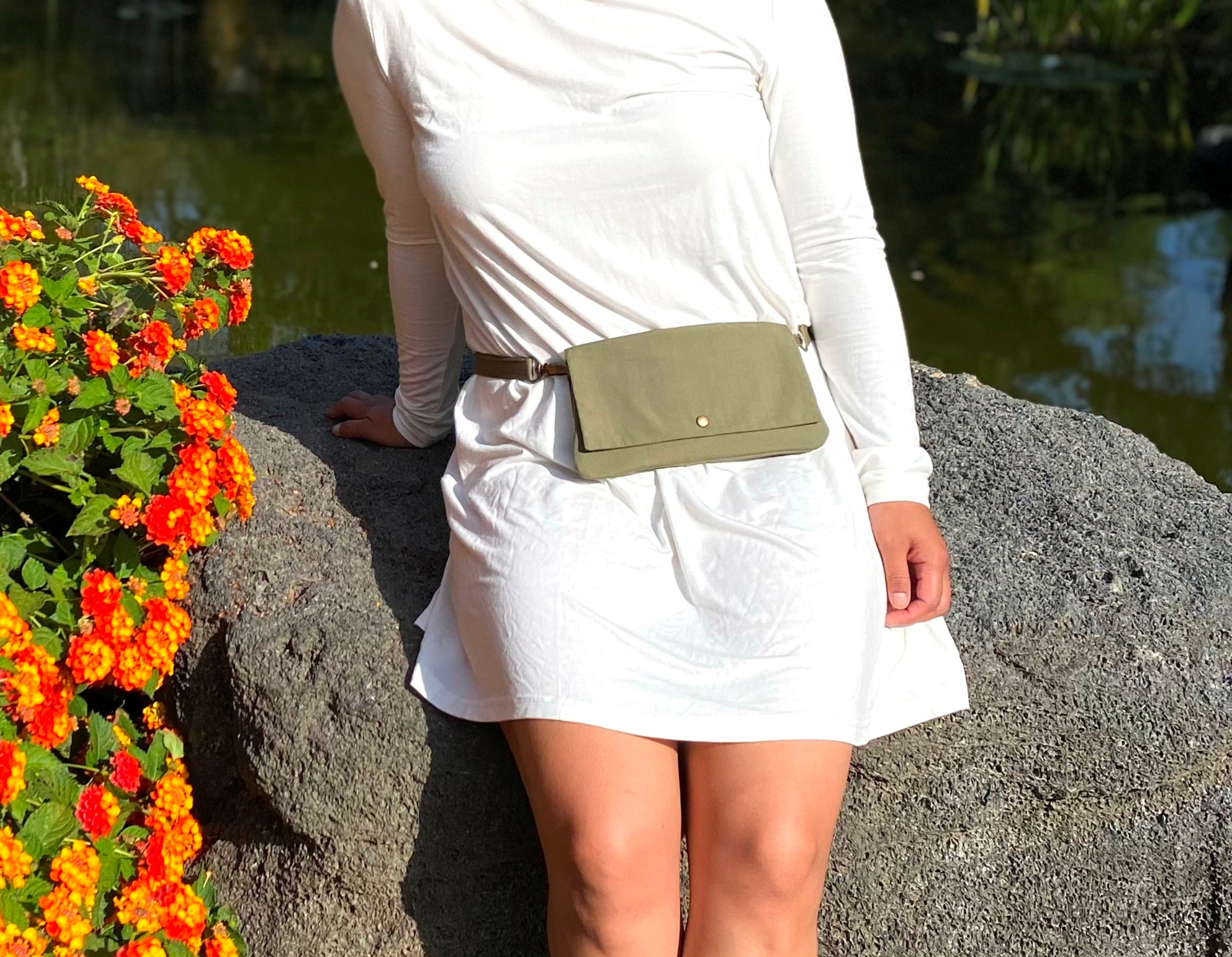 Belt Waist Fanny Pack Jardin - Etsy