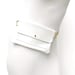 Formal White Belt Bag. Designer Fanny Pack for Women, Champs