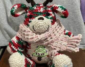 Christmas Reindeer Amigurumi Crochet Pattern