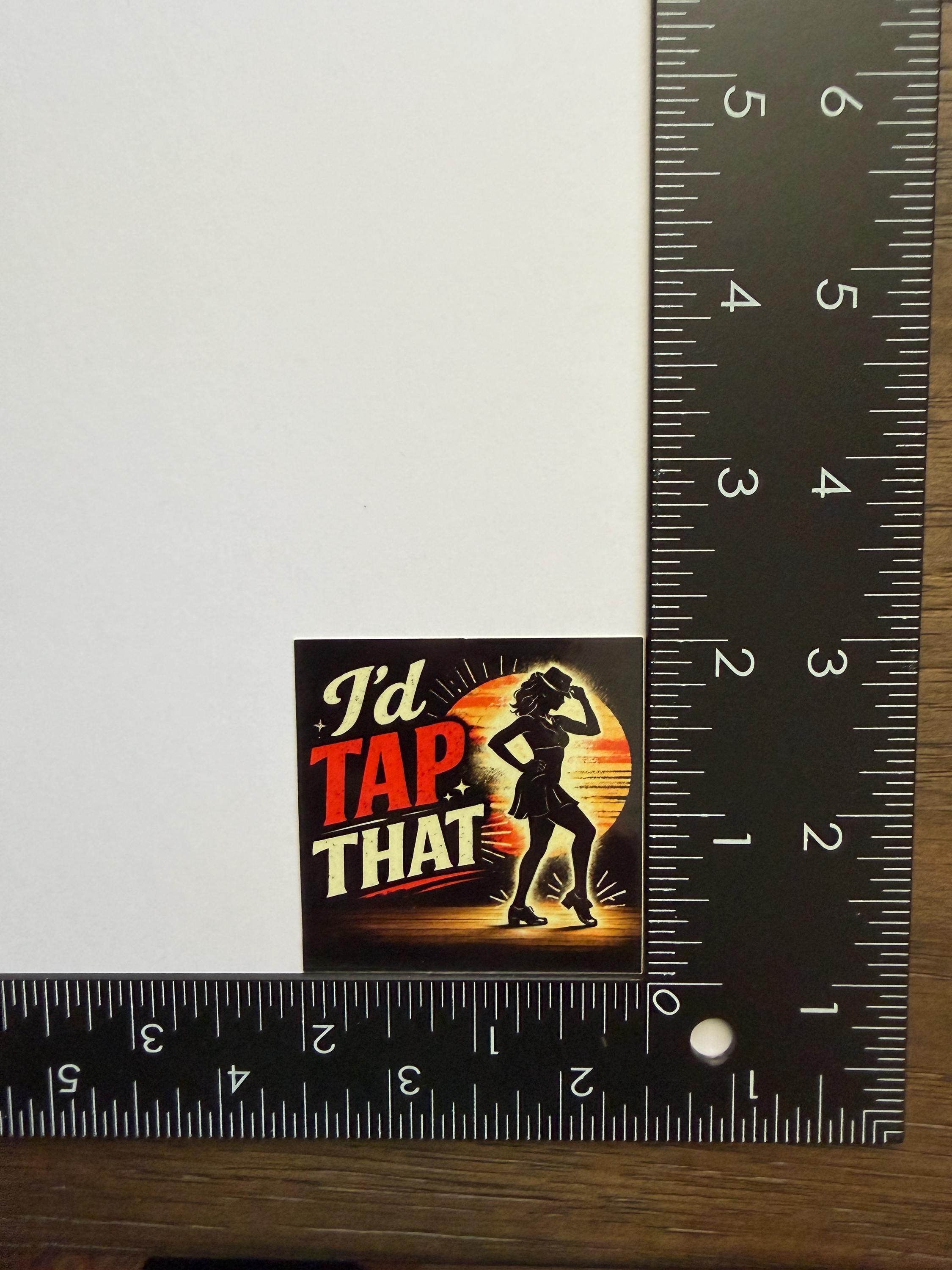 Tap Comic Sticker I’d Tap That- Sticker - Etsy