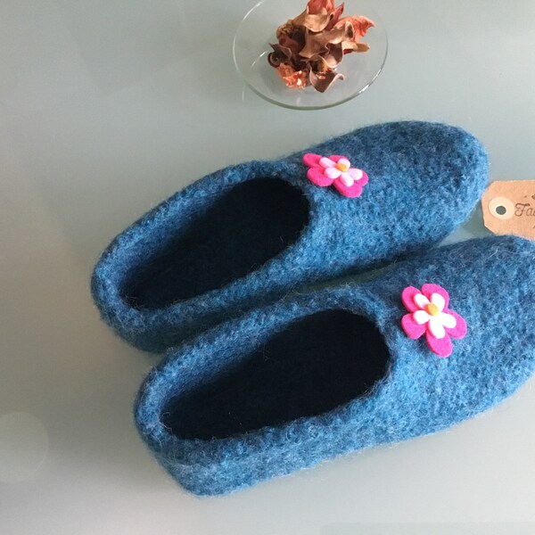 felted wool slippers