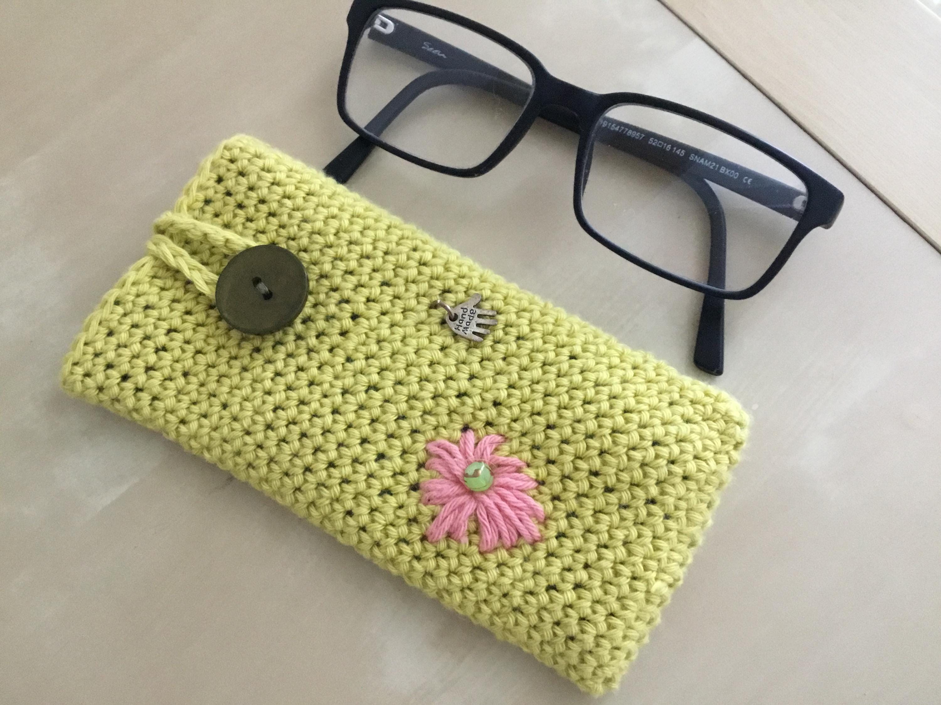 Étui à Lunettes Souple En Néoprène | Motif Loup Sous La Lune, Avec Crochet Et Fermeture éclair