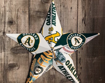 Oakland A's License Plate Barn STAR