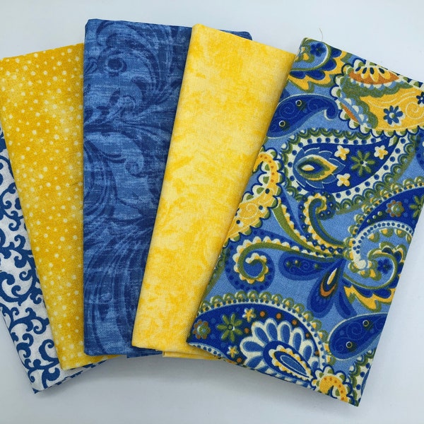Navy Blue Paisley Fabric - Etsy