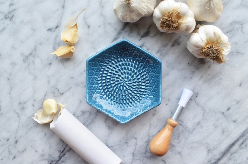 Teal the Grate Plate Ceramic Grater 3 Piece Set Ceramic Etsy