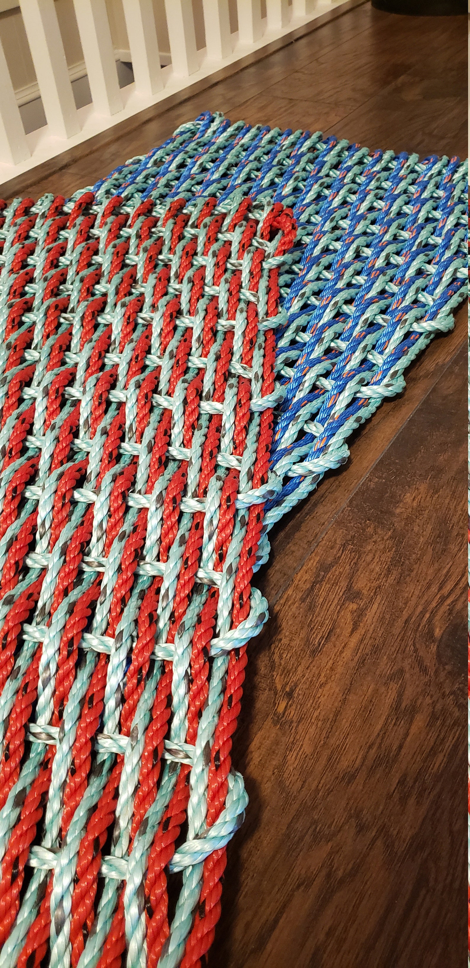 Custom Double Color Lobster Rope Runner Rug/Mat 60x24 Etsy