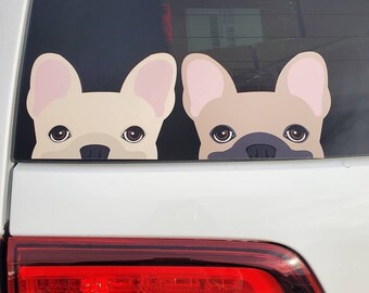 Frenchie Sticker | Frenchiestore | Cream French Bulldog Car Decal