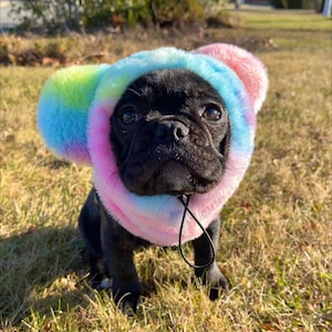 Frenchiestore Organic Dog Frenchie Ear Warmers | Unicorn