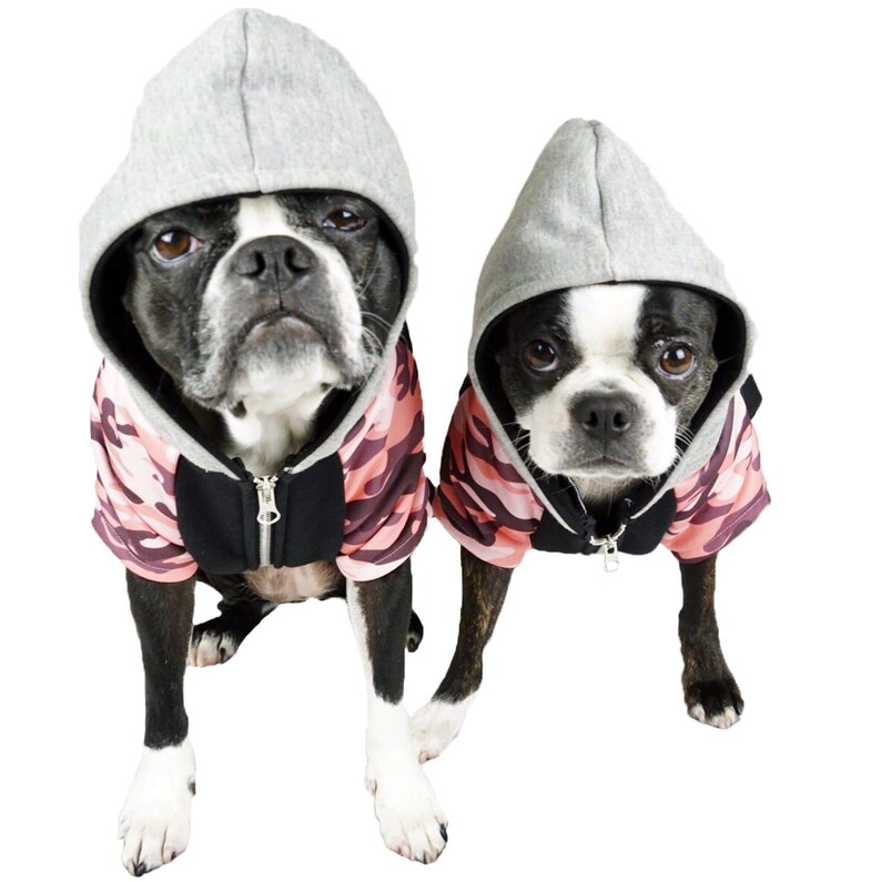 French Bulldog Hoodie Frenchie Clothing Pink Ultimate Camo Etsy