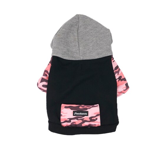 HGFVY Bulldog francese da donna felpe con cappuccio di Natale giacche felpe autunno abiti moda maglioni vestiti invernali regalo, nero, XX-Large