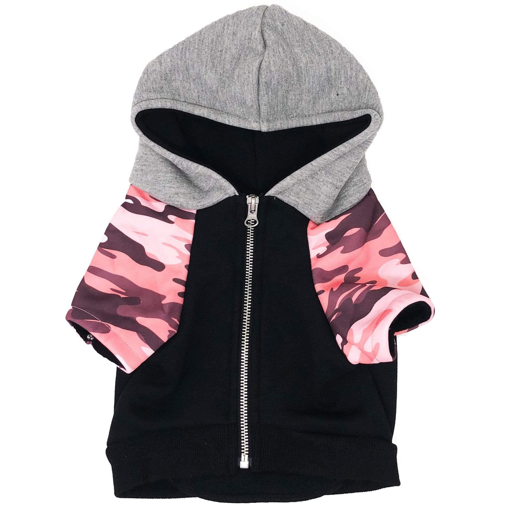 Felpe con cappuccio Bulldog francese da donna streetwear