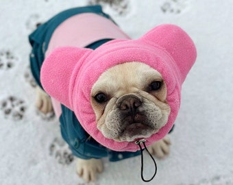 Frenchiestore Organic Dog Frenchie Ear Warmers | Pink