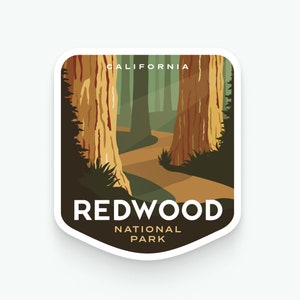 Redwoods National Park - Vinyl Sticker