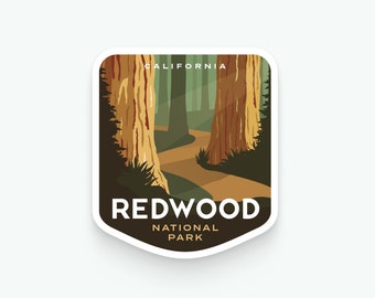 Redwoods National Park - Vinyl Sticker