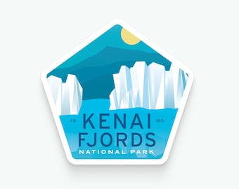 Kenai Fjords National Park - Vinyl Sticker