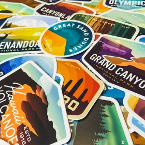 3 Pack of National Park Stickers Mix & Match image 3